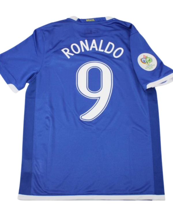 Camisa Retrô Brasil Away Copa do Mundo Versão 2006 "Ronaldo" N°.9