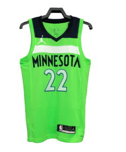 Regata NBA Minnesota Timberwolves Jordan Authentic Wiggins 22 - Verde