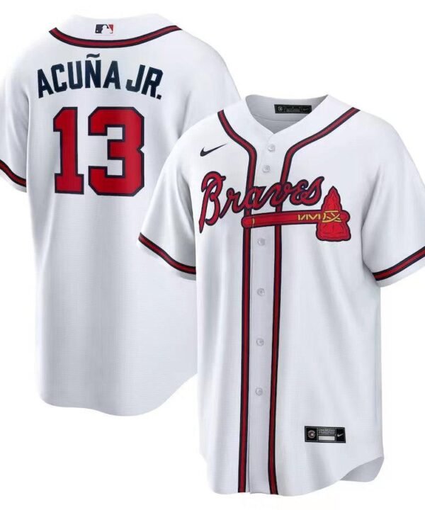 Jersey Atlanta Braves Branca Torcedor