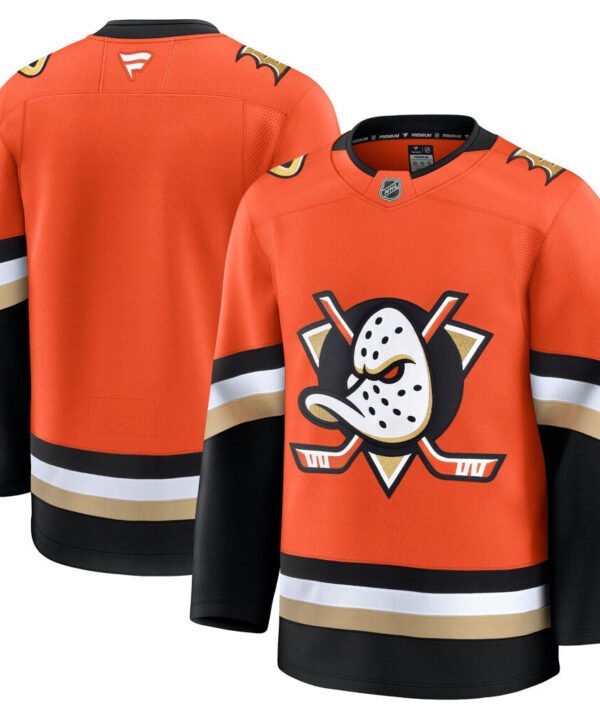 Camisa NHL Anaheim Ducks Jersey Laranja Home