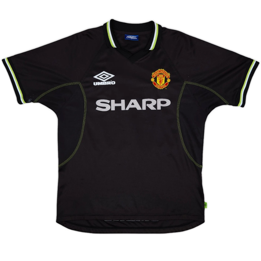 Camisa Manchester United Away 98/00 - Versão Retrô "Sheringham" Nº 10 - Imagem 2