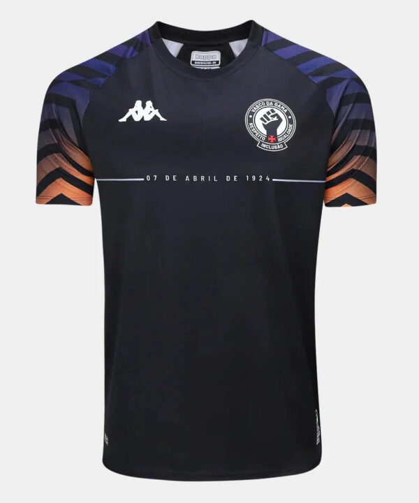 Camisa Kappa Vasco da Gama Aquecimento 2024/25 Masculina