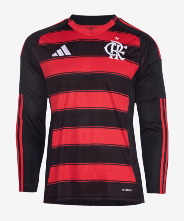 Camisa Manga Longa Adidas Flamengo 2025/26 I