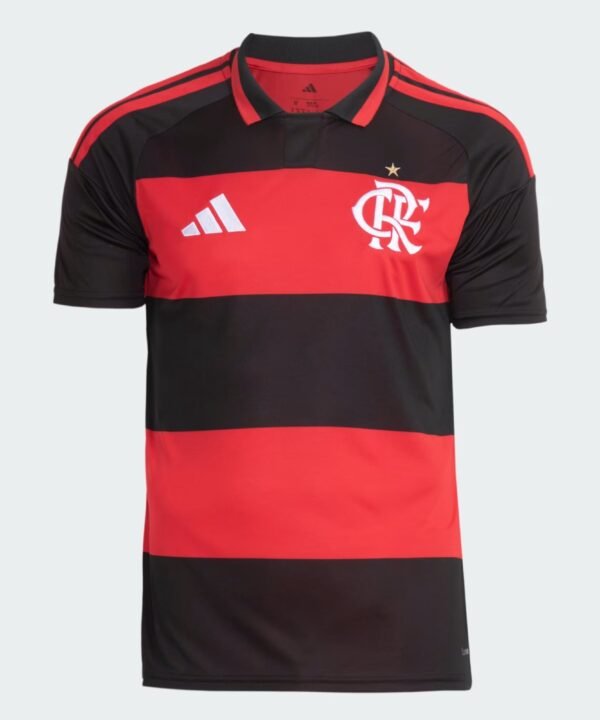 [PRÉ-VENDA] Camisa Flamengo I 2026/27 Torcedor Adidas Masculina - Vermelho+Preto