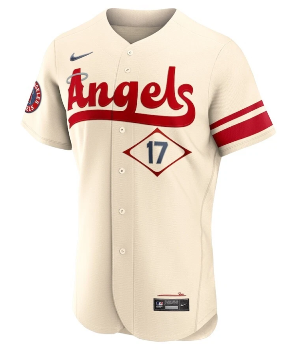 Camisa MLB Los Angeles Angels Jersey City Connect Authentic