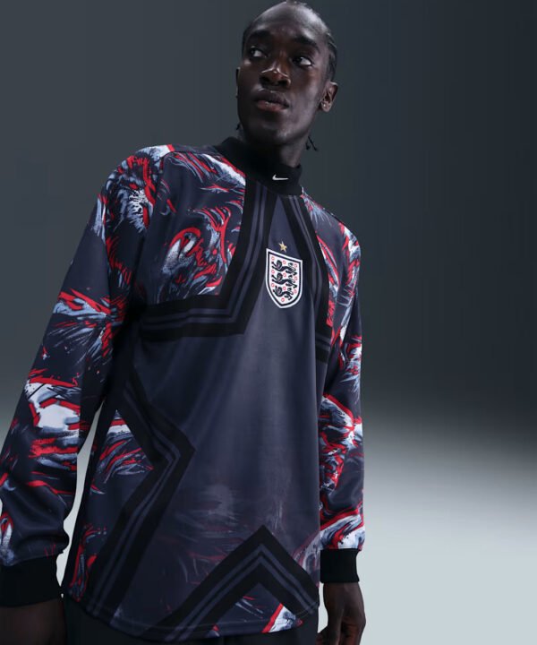 Camisa Nike Inglaterra 2025/26 Goleiro Manga Longa