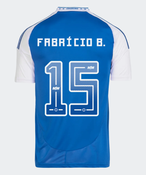 Camisa Adidas Cruzeiro 2025/26 I - FABRÍCIO B. Nº 15