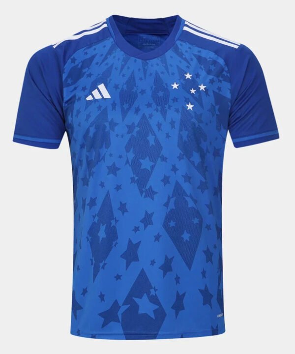 Camisa Cruzeiro 24/25 Home Adidas Torcedor - Azul e Branca