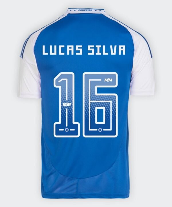 Camisa Adidas Cruzeiro 2025/26 I LUCAS SILVA N° 16