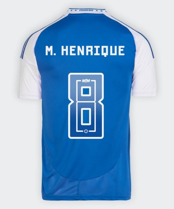 Camisa Adidas Cruzeiro 2025/26 I M. HENRIQUE N° 8