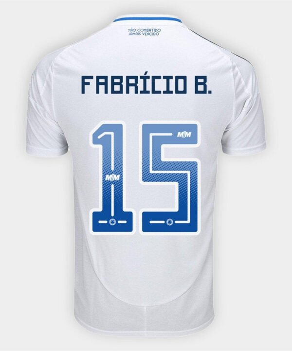 Camisa Adidas Cruzeiro 2025/26 II FABRICIO B. N° 15