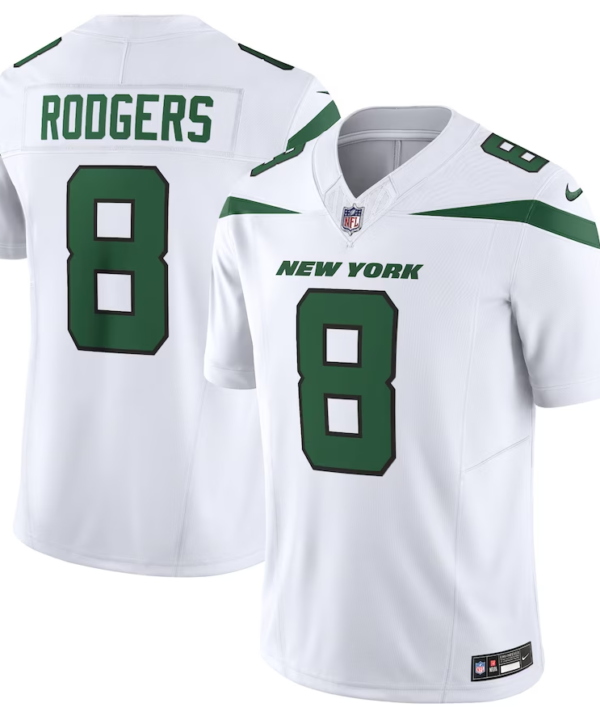 Camisa NFL New York Jets Vapor F.U.S.E. Limited Jersey Branca Destaque