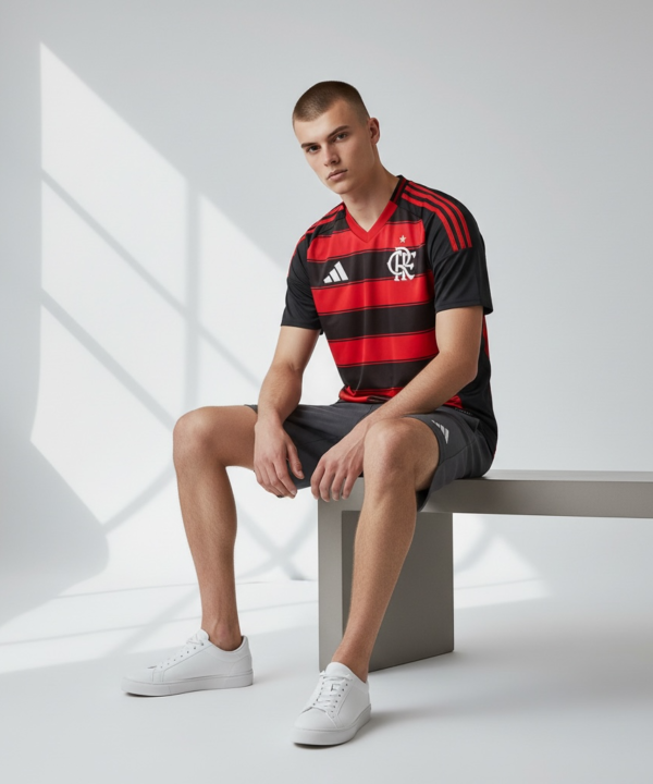 Camisa Flamengo I 25/26 - Torcedor Adidas Masculina