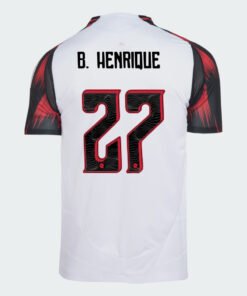 Camisa Adidas Flamengo 2025/26 II B. HENRIQUE N° 27