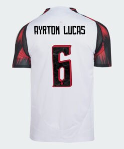 Camisa Adidas Flamengo 2025/26 II AYRTON LUCAS N° 6