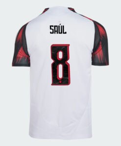 Camisa Adidas Flamengo 2025/26 II SAÚL N° 8