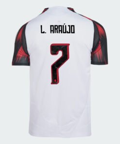 Camisa Adidas Flamengo 2025/26 II DE L. ARAÚJO N° 7