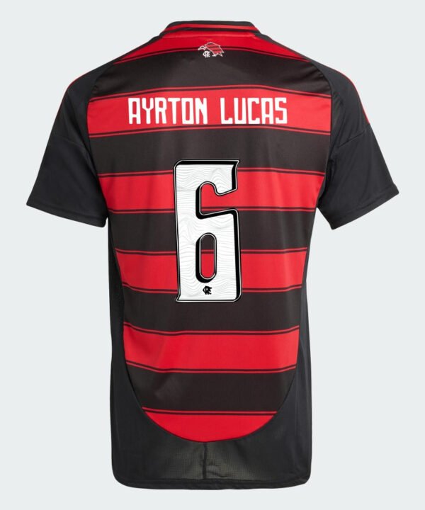 Camisa Adidas Flamengo 2025/26 I AYRTON LUCAS N° 6