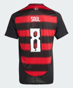 Camisa Adidas Flamengo 2025/26 I SAÚL N° 8