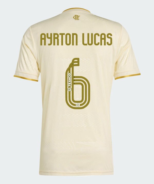 Camisa Adidas Flamengo 2025/26 III AYRTON LUCAS N° 6