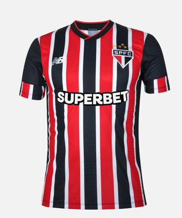 Camisa do São Paulo Away 24/25 Torcedor-Listrado