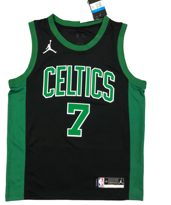 Regata NBA Boston Celtics Jordan Authentic Brown 7 - Preta e Verde