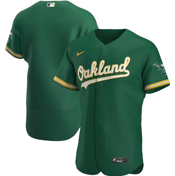 Jersey Oakland Athletics Verde Authentic