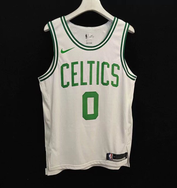 Regata NBA Boston Celtics Icon Edition Nike Authentic Tatum 0 - Branca