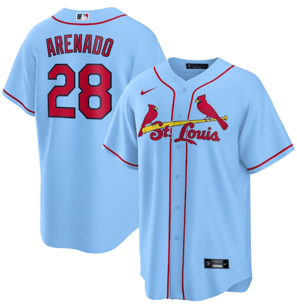 Jersey Saint Louis Cardinals Azul Torcedor