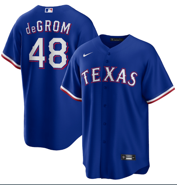 Jersey Texas Rangers Azul Torcedor