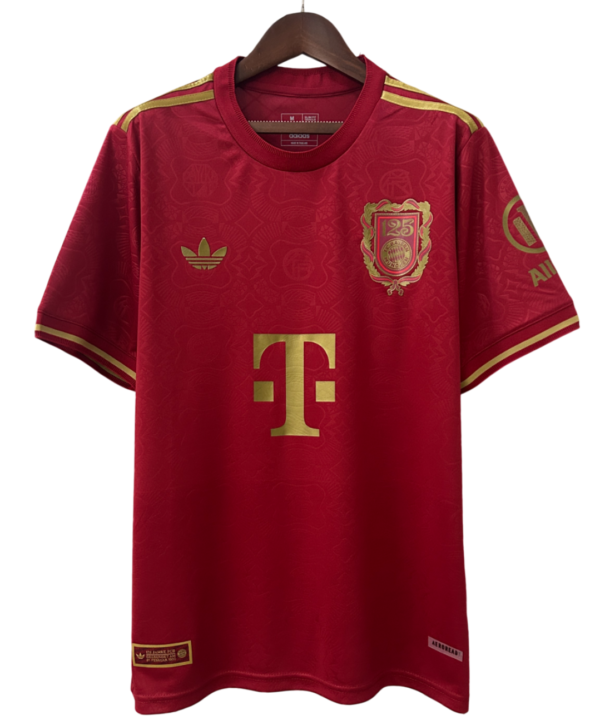 Camisa Bayern Munich Edição 125º aniversário 25/26 - Masculina Adidas - Vermelha