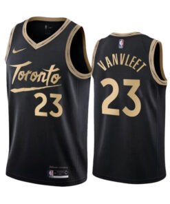 Regata NBA Toronto Raptors City Edition 20/21 Nike Swingman Authentic Vanvleet 23 - Preta