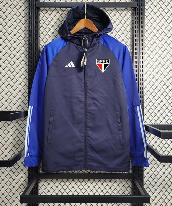 Corta Vento São Paulo 23/24 Preto + Azul