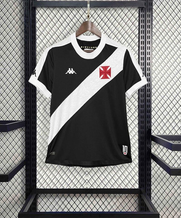 Camisa Feminina do Vasco da Gama 24/25 Home - Preto