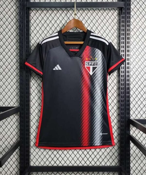 Camisa Feminina do São Paulo Third III 23/24 - Preto