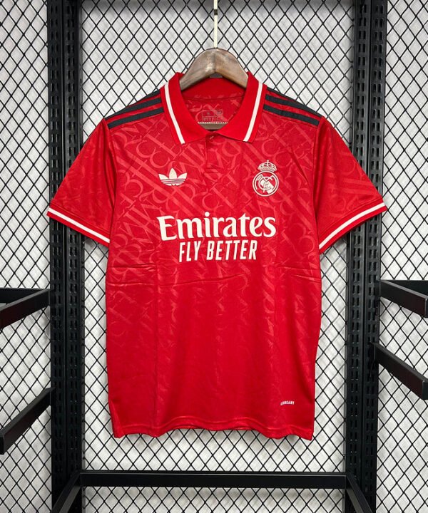 Camisa Real Madrid Vermelha 24/25