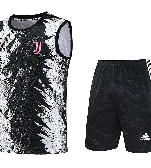 Kit de treino Juventus 23/24 - Branco/Preto I