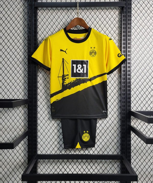 Kit Infantil Borussia Dortmund 23/24 - Amarelo/Preto