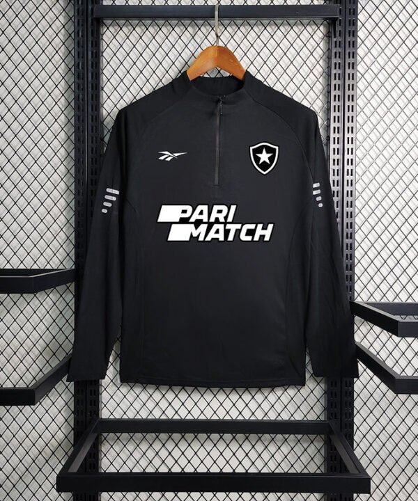 Blusa Botafogo Meio Ziper 23/24 - Preto