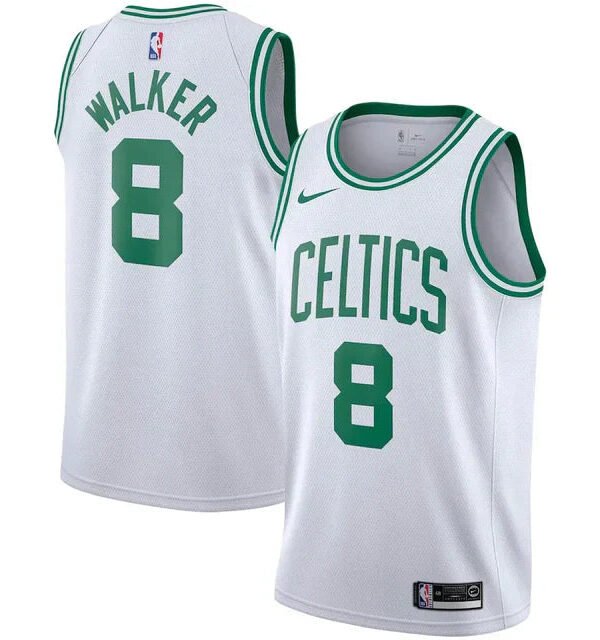 Regata NBA Boston Celtics Nike Authentic Walker 8 - Branca