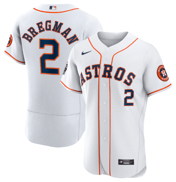 Jersey Houston Astros Branca Authentic