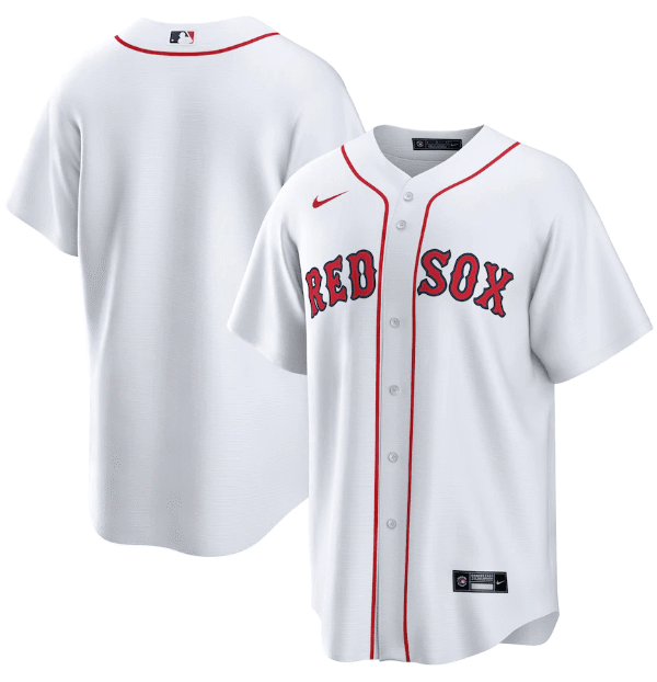 Camisa MLB Boston Red Sox Jersey Branca Torcedor
