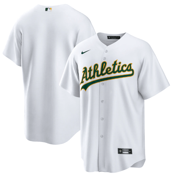 Jersey Oakland Athletics Branca Torcedor