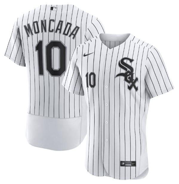 Jersey Chicago White Sox Branca Authentic