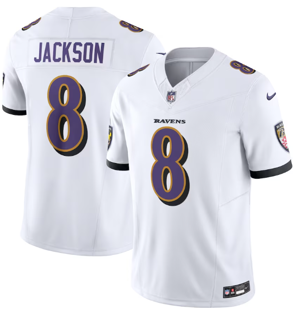 Camisa NFL Baltimore Ravens Vapor F.U.S.E. Limited Jersey Branca