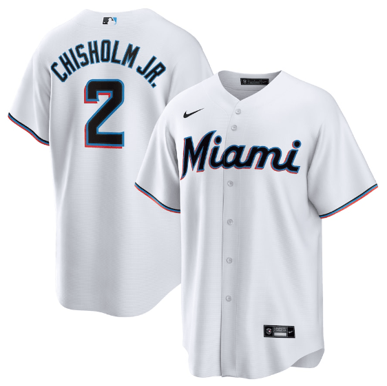 Jersey Miami Marlins Branca Torcedor