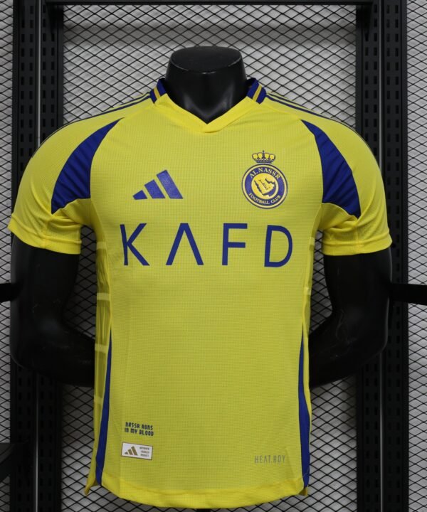 Camisa Al-Nassr Home 2024/25 Jogador Adidas Masculino - Amarela e Azul