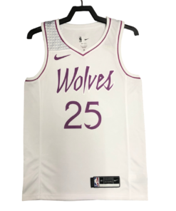 Regata NBA Minnesota Timberwolves Nike Authentic Rose 25 - Branca
