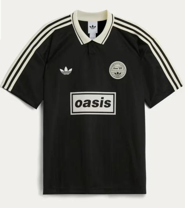 Camisa Banda Oasis x Adidas 2025 - Preto