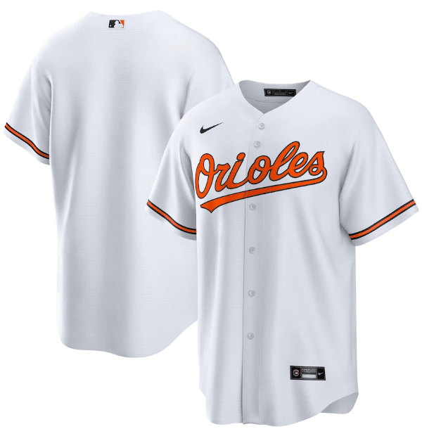 Jersey Baltimore Orioles Branca Torcedor